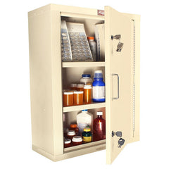 Large Narcotics Cabinet, Double Locking Outer Door