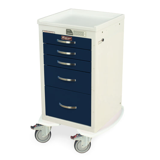 M-Series Short Anesthesia Procedure Cart, Mini Width