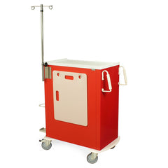 M-Series Tall Emergency Crash Cart with MD30-EMG Package, Standard Width, Six Drawers, Breakaway Lock