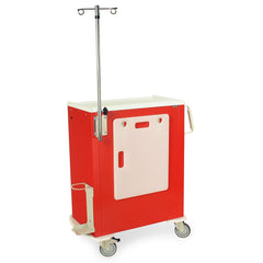 M-Series Tall Emergency Crash Cart with MD30-EMG Package, Standard Width, Six Drawers, Breakaway Lock