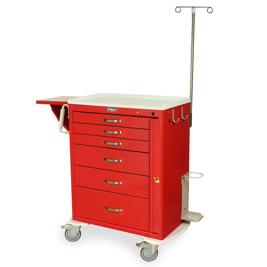 M-Series Tall Emergency Crash Cart with MD30-EMG1 Package