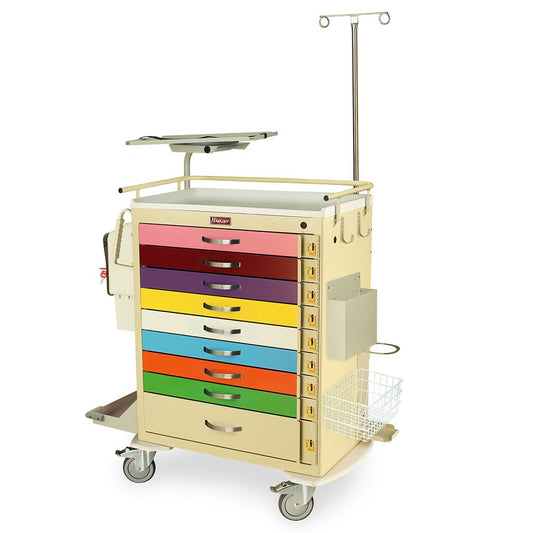 M-Series Pediatric Cart with MD30-EMG3 Emergency Accessories Package