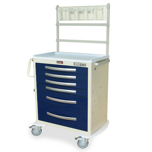 A-Series Anesthesia Cart with MD30-ANS Accessories Package, Medium Height, Standard Width, E-Lock