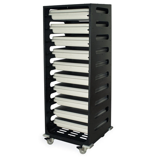 Scope Container Transport Cart with Ten Scope Tray Capacity
