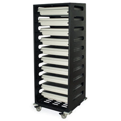 Scope Container Transport Cart with Ten Scope Tray Capacity
